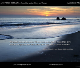 A Unique Life Pursuit ~ A Compelling Look at Choice and Change by Barbara Hyde