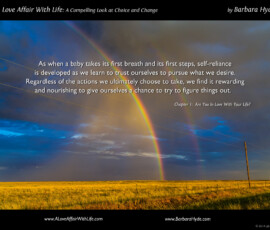 Giving Ourselves a Chance to Try ~ A Compelling Look at Choice and Change by Barbara Hyde